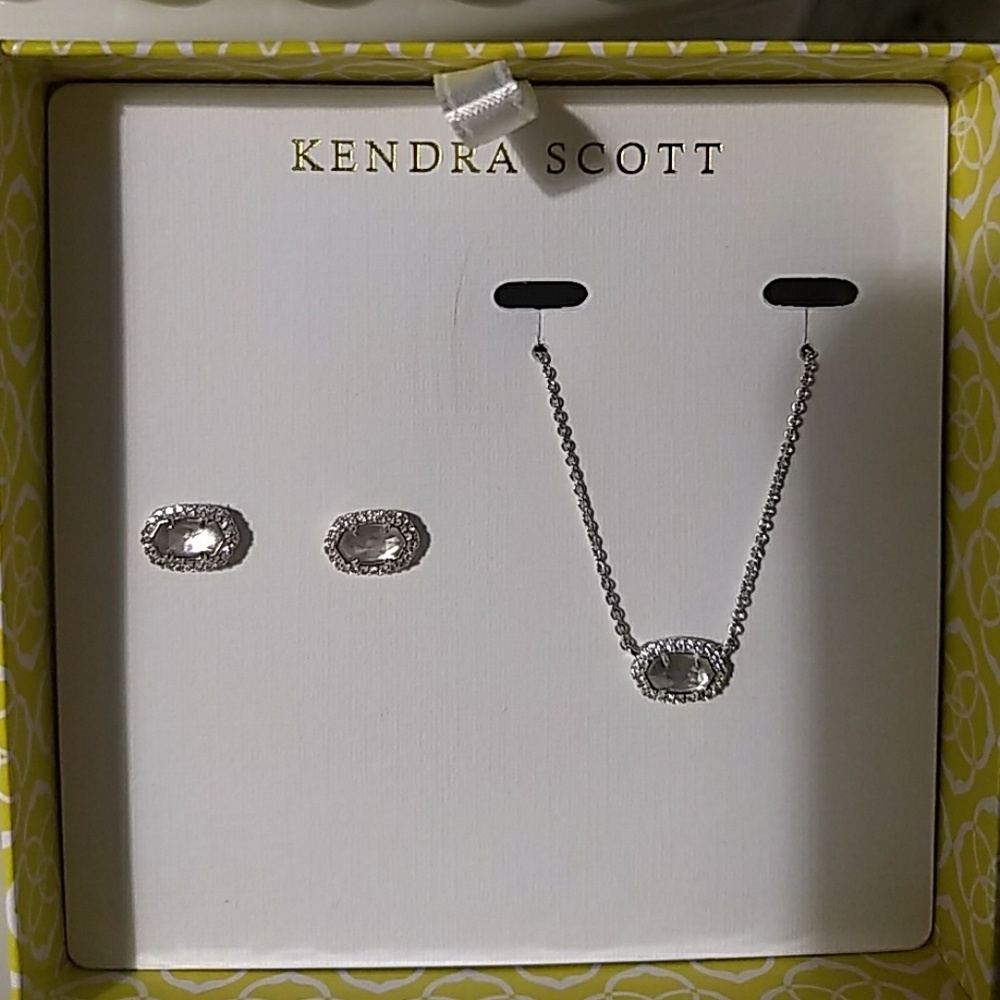 Kendra Scott Earrings and Necklace set.